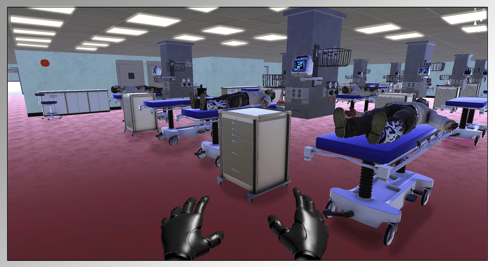 Image of medical devices and hospital environment for training and operations analysis